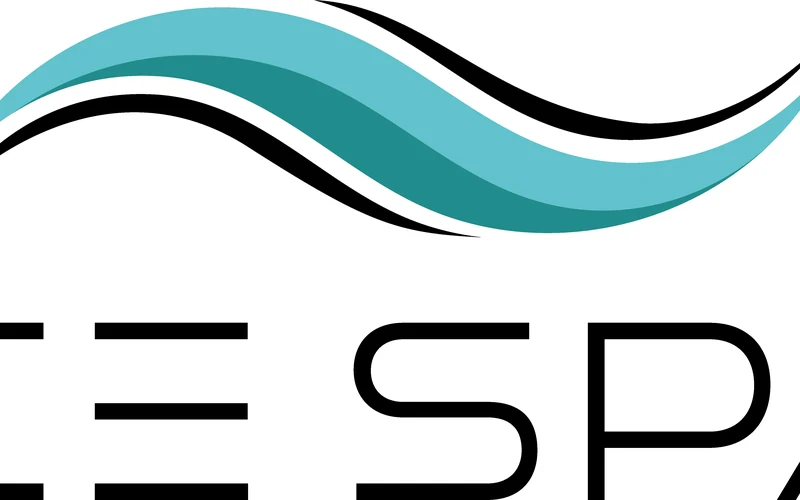 ICE SPA wordmark with a wave motif